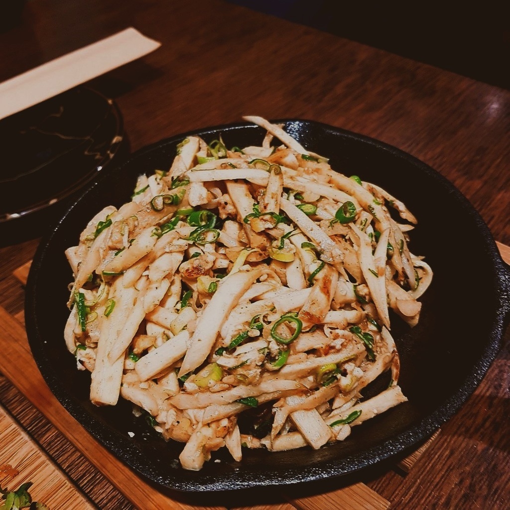 金沙炒筊白筍